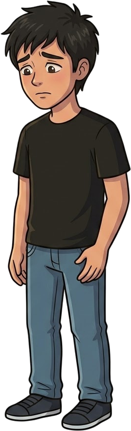 Me, downcast