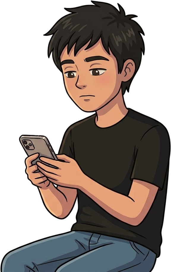 Me, texting unsure